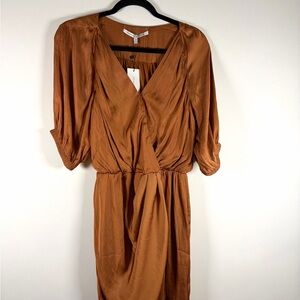 Collective Concepts Rust Midi Dress